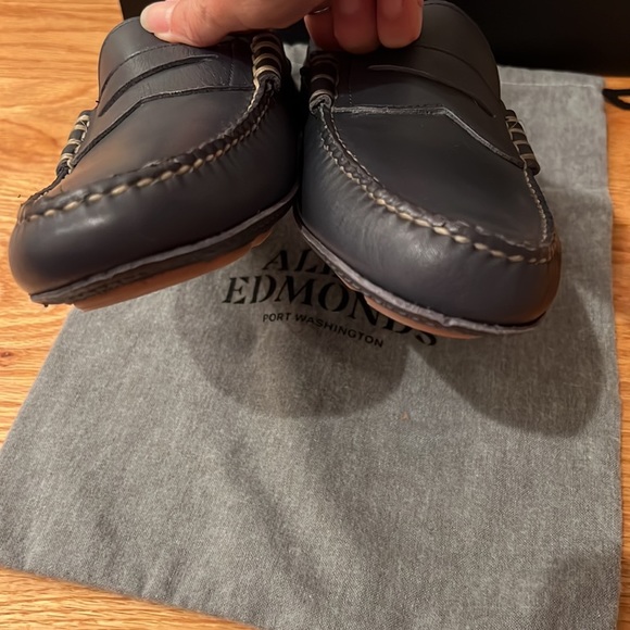 Navy Loafers by Allen Edmonds Size 10D NWT Box Dust Bag main image 13